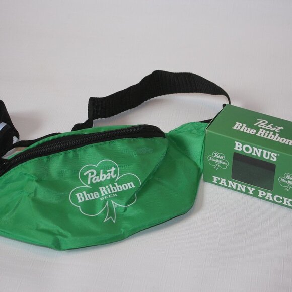 PABST BLUE RIBBON FANNY PACK New in Package St. Patrick's Day - Picture 1 of 3